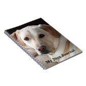 Carnet Yellow Labrador Retriever (Côté Droit)