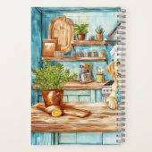 Carnet Yellow Labrador Retriever Chef Spiral Recipe Book (Verso)