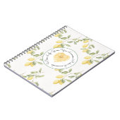 Carnet Yellow Lemons Fruit Lemonade (Côté gauche)