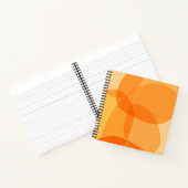 Carnet Yellow Sunshine Formes organiques Design d'art Abs (Intérieur)