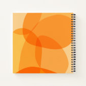 Carnet Yellow Sunshine Formes organiques Design d'art Abs (Dos)