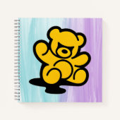Carnet Yellow Teddy Trouble (Devant)
