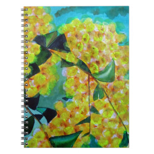 Carnet Yellow Wattle native Australian flower art