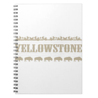Carnet Yellowstone Montana Buffalo