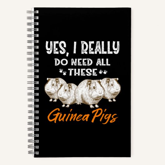Carnet Yes, I Really Do Need All These Guinea Pigs (Recto)