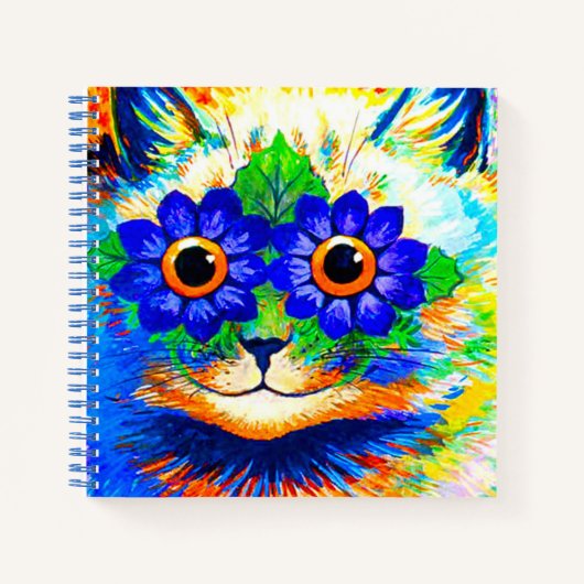 Carnet Yeux de fleurs de chat (Devant)