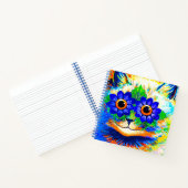 Carnet Yeux de fleurs de chat (Intérieur)