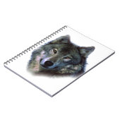 Carnet Yeux de loup gris (Côté gauche)