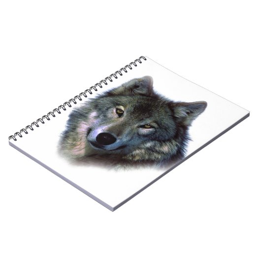 Carnet Yeux de loup gris (Côté gauche)