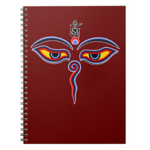 Carnet Yeux de sagesse du Bouddha - yeux du temple de Bod