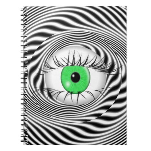 CARNET YEUX HYPNOTIQUE - HYPNOTISTE (Devant)