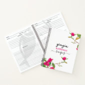 Carnet Yiayia Grand-mère grecque Bougainvillea Recette (Intérieur)