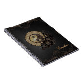 Carnet Yin yang est le symbole qui représente l'équilibre (Côté Droit)