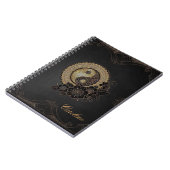 Carnet Yin yang est le symbole qui représente l'équilibre (Côté gauche)