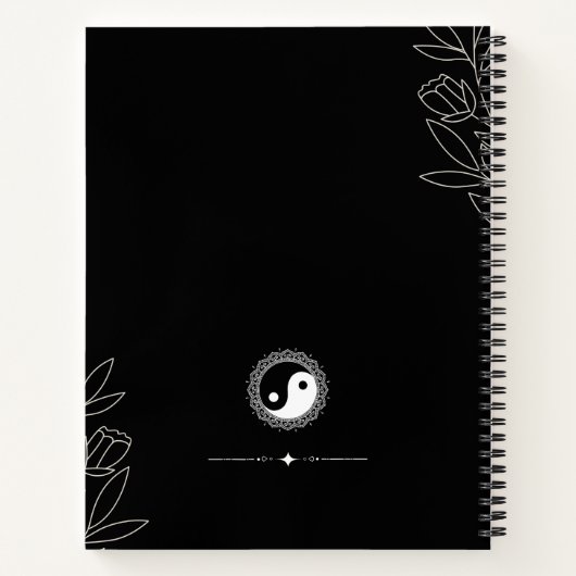 Carnet Yin-Yang Jeune, Sauvage et Libre (Dos)