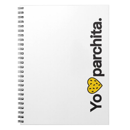 Carnet Yo Amo Parchita (Devant)