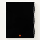 Carnet YO LUSH logo ventilateur noir (Dos)