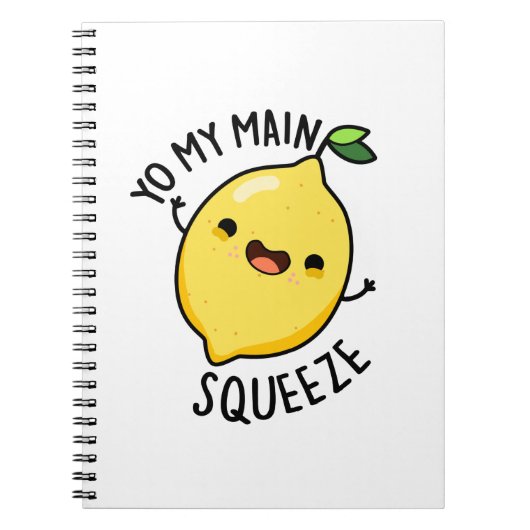 Carnet Yo Mon Amour de Blague de Citron Drôle (Devant)