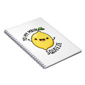 Carnet Yo Mon Amour Drôle de Calembour sur le Citron  (Côté Droit)