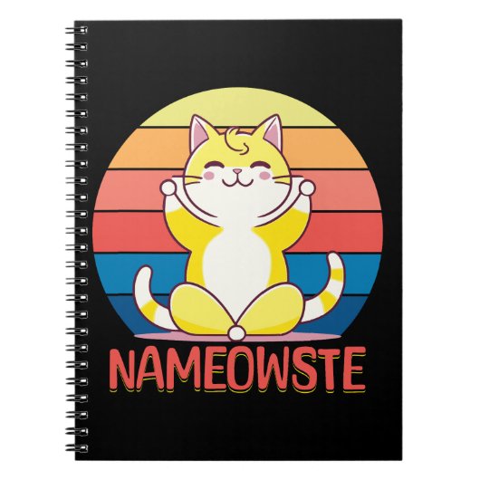 Carnet Yoga cat (Devant)