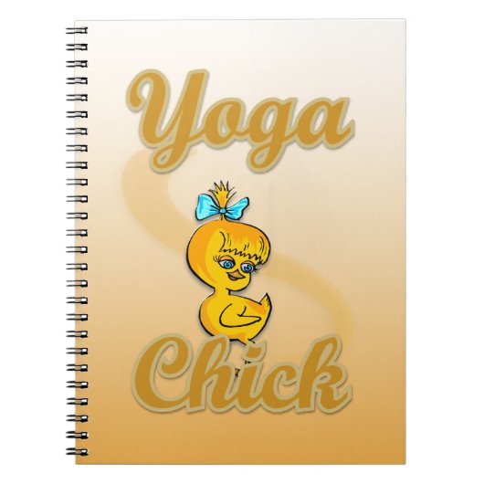 Carnet Yoga chick (Devant)