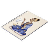 Carnet Yoga Girl | Méditation | Illustration du yoga (Côté gauche)