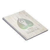 Carnet Yoga Instructeur Studio Méditation Pose Bodhi Leaf (Côté Droit)