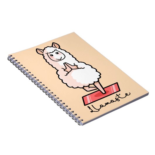 Carnet Yoga Llama (Côté Droit)