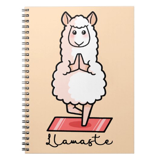 Carnet Yoga Llama (Devant)