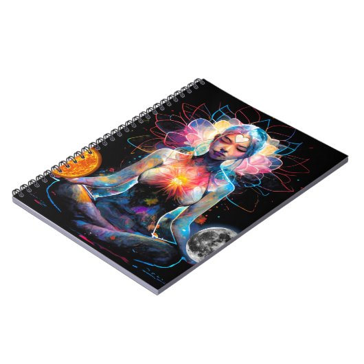 Carnet Yoga, Méditation, Chakra (Côté gauche)