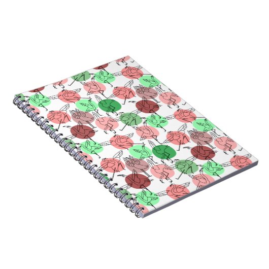 Carnet Yoga poses pattern | Yoga seamless pattern 30 (Côté Droit)