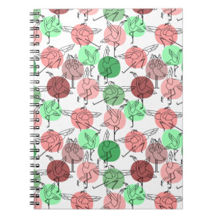 Carnet Yoga poses pattern Yoga seamless pattern 30