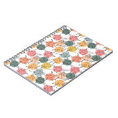 Carnet Yoga poses pattern | Yoga seamless pattern 37 (Côté gauche)