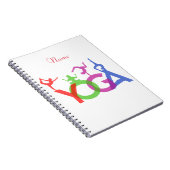 Carnet Yoga Poses Silhouettes Thunder_Cove (Côté Droit)