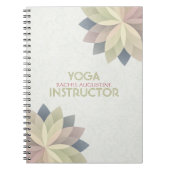 Carnet YOGA Studio Meditation Instructor Colorful Mandala (Devant)