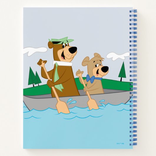 Carnet Yogi Bear et Boo Boo Fun Canoe Adventure (Dos)