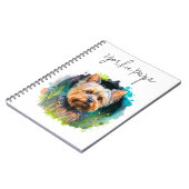 Carnet Yorkie (Côté gauche)