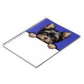 Carnet Yorkie Cute Peeking Yorkshire Terrier Amoureux des (Côté gauche)