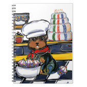 Carnet Yorkie Poo chef (Devant)
