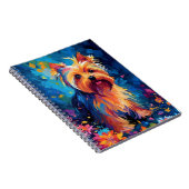 Carnet Yorkshire coloré Terrier (Côté Droit)