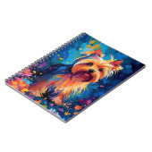 Carnet Yorkshire coloré Terrier (Côté gauche)