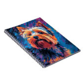 Carnet Yorkshire coloré Terrier (Côté Droit)