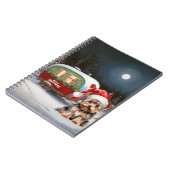 Carnet Yorkshire Terrier Caravan Christmas Adventure (Côté gauche)