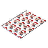 Carnet Yorkshire Terrier Chien race Étoiles de Noël (Côté gauche)