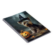 Carnet Yorkshire Terrier Citrouilles Halloween effrayant (Côté Droit)