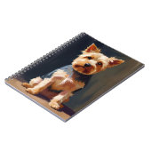 Carnet Yorkshire Terrier Dog Pet Painting (Côté gauche)