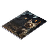 Carnet Yorkshire Terrier Halloween effrayant (Côté gauche)