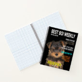 Carnet Yorkshire Terrier Parody Magazine Couverture (Intérieur)