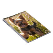 Carnet Yorkshire Terriers Jouer dans l'herbe (Côté Droit)