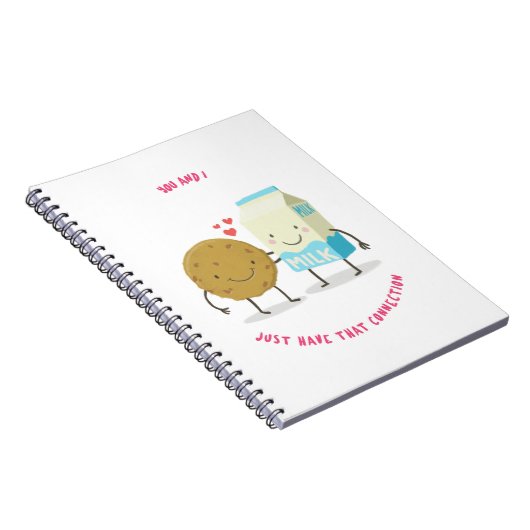 Carnet You And I Just That Connection Milk Ansd Cookies (Côté Droit)